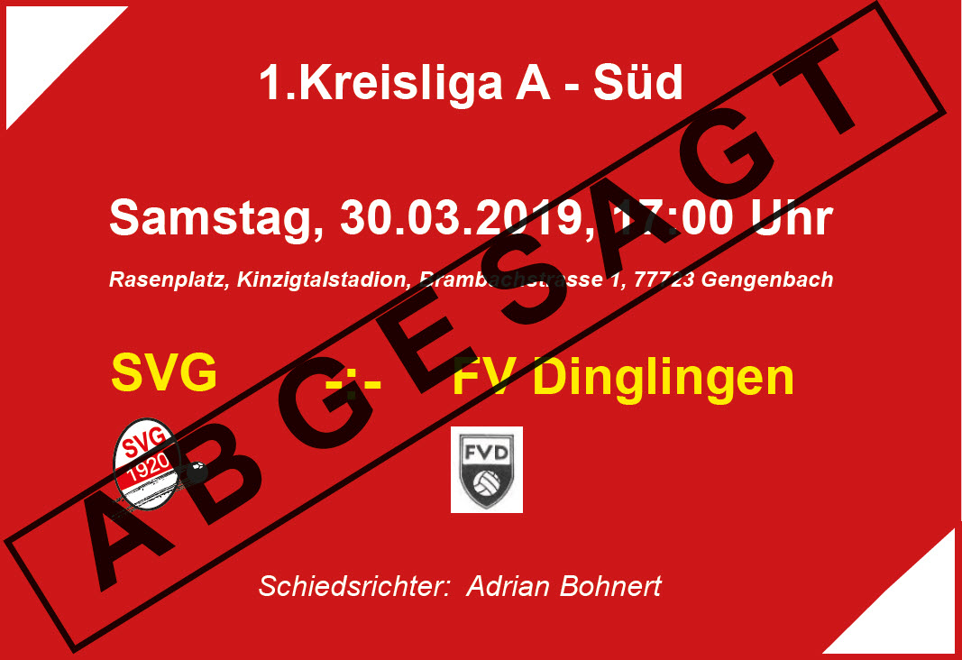 20190329 Plakat Heimspiel Dinglingen