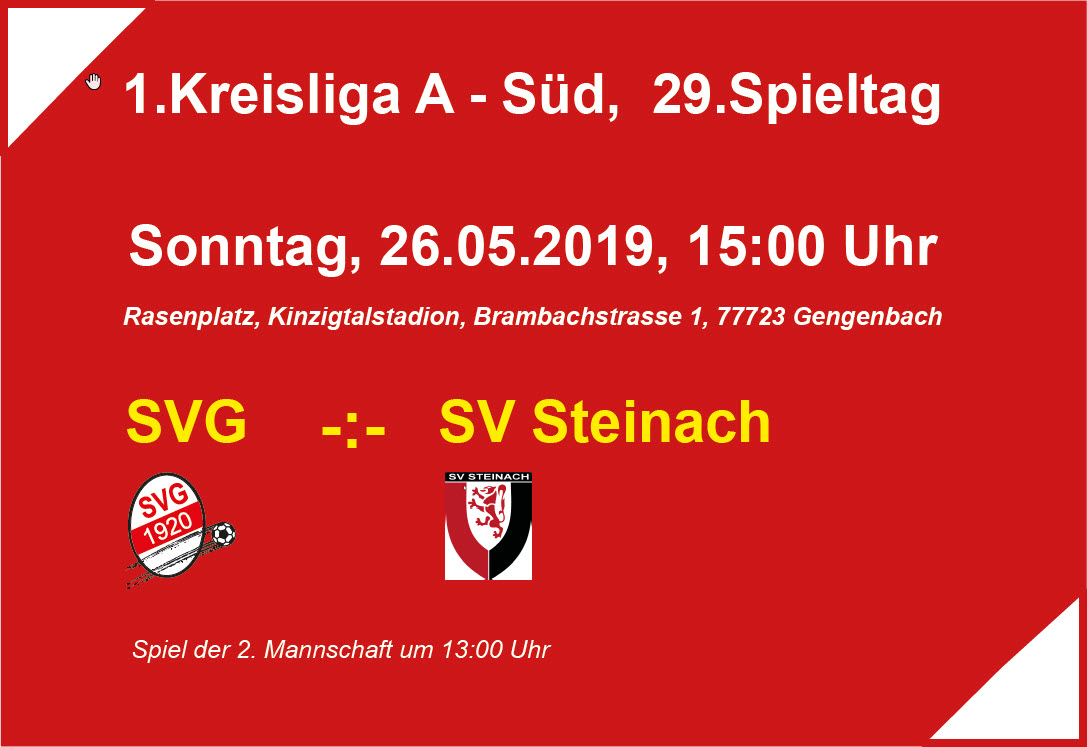 20190526 Plakat Heimspiel Steinach